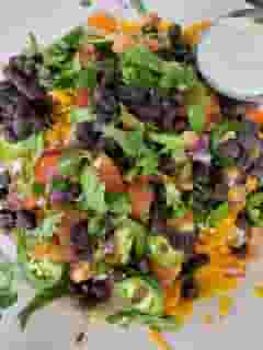 shredded chicken nachos