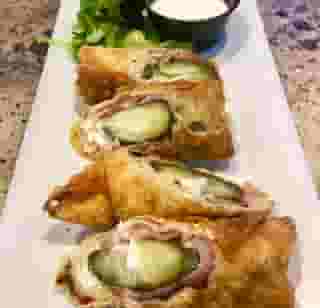 CRISPY PICKLE POPPERS
