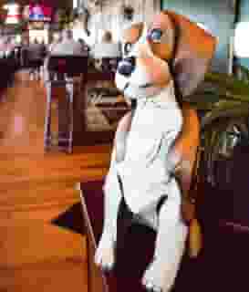 Dog statue