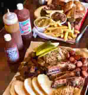two meals and sauce