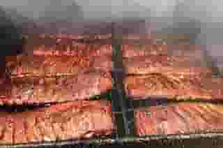 Smoker full o' ribs