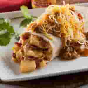 Smothered Breakfast Burrito