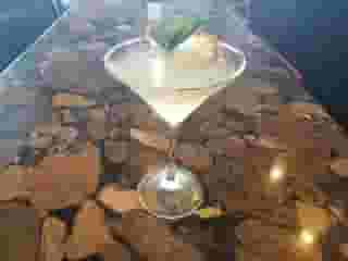Mint Honey Lemon Drop Martini