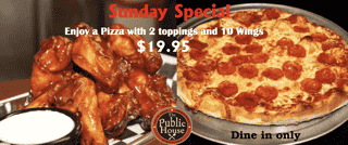 Pizza and wings