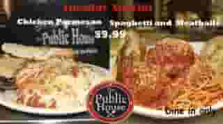 Chicken Parmesan or Spaghetti and Meatballs