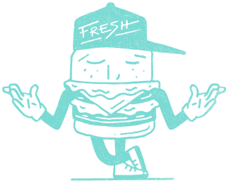 Burger Mojo mascot