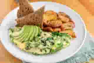 Spinach Omelette