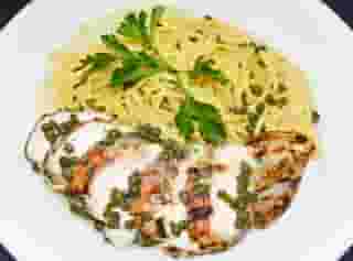 Chicken Lemon and Capers Pasta Combo Meal