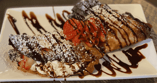 Chocolate Strawberry Crepes