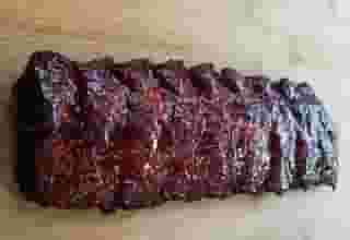 1 lb.Baby Back full slab Our Menu 3 Pigs Bar BQ Barbecue