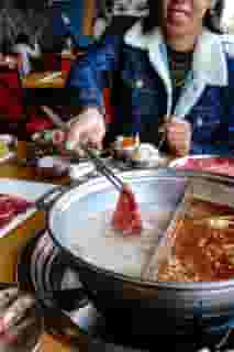 steaming meat