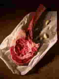 raw steak