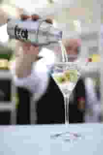 Cocktail being poured