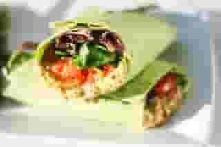 Veggie, Hummus, & Avocado Wrap