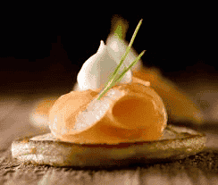 Smoked Salmon Crisp