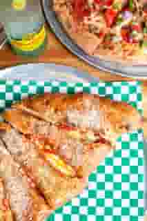 calzone and pizza