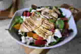 salad with chicken