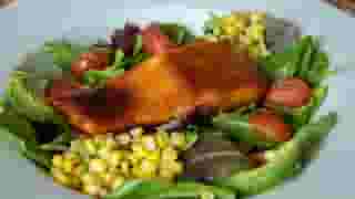 Wild-Caught Salmon Filet On Greens
