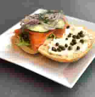 Smoked Salmon on Ciabatta