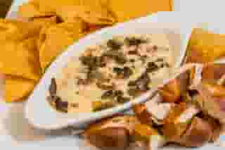 Philly Cheese Steak Queso Dip