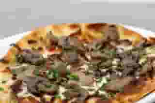 Philly Cheese Steak Flatbread Pizza