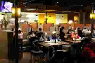 Patrons dining at Santa Fe Capitol Grill