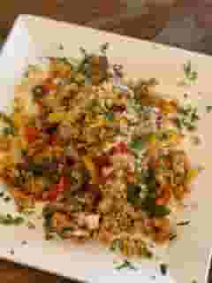 Fajita Rice with Steak