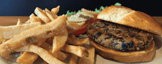 Veggie Burger & Chips
