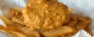 Meat Pastie & Chips