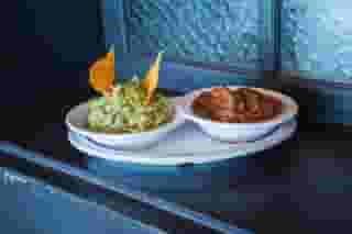 Guacamole and Cafe Chips