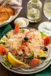 Seafood Caesar Salad