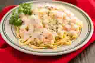 pasta with alfredo