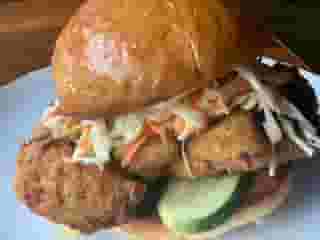 "Open on Sundays" Chicken Sandwich