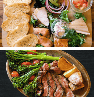 Meals made at Madfish Grill