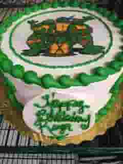 ninja turtle cake
