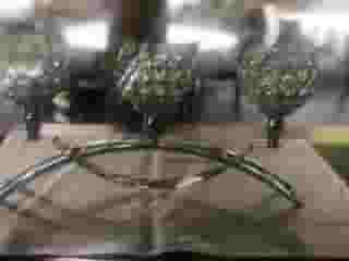 silver bling candle holder