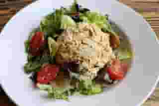 SMOKED CHICKEN SALAD WITH TOASTED PECANS