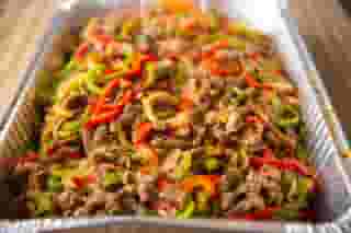 steak fajita tray