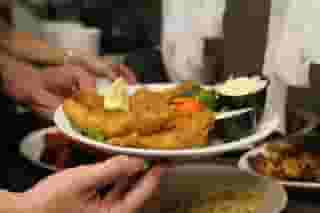 batter fried fish