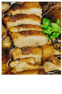 tea smoked-duck in aromatic broth ειΈεπ¨βπ©βπ¦