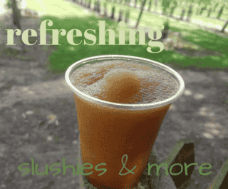 Cider Slushies. 100% Apples. Refreshing.