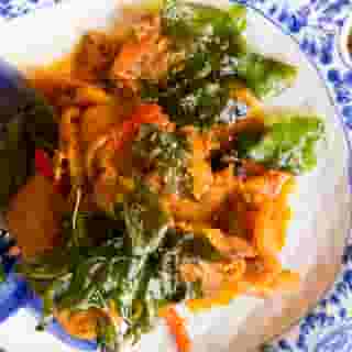 Spicy Curry Paste Basa Fish