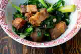 Chinese Broccoli and Roasted Red Chili