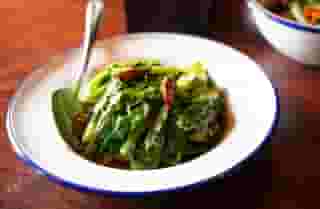 Chinese Broccoli and Roasted Red Chili