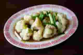 Cauliflower and Scallions