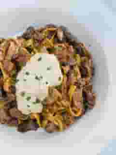 Beef Stroganoff