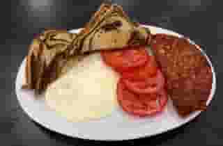 english breakfast plate