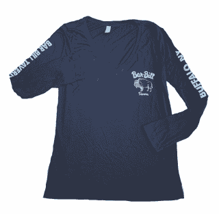 WOMEN'S BLACK LONG SLEEVE T-SHIRT