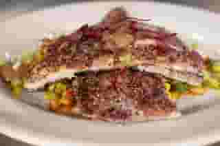 Blue Corn Crusted Carolina Trout