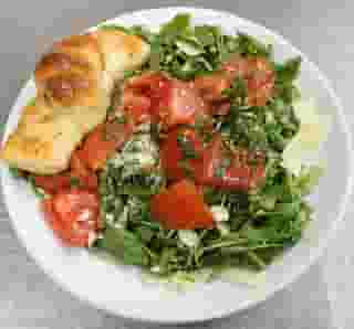 Baby Arugula Shaved Parmesan Salad